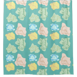 恐竜 シャワーカーテン