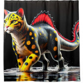 恐竜 シャワーカーテン (正面)