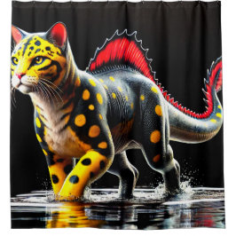 恐竜 シャワーカーテン