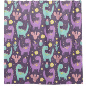 恐竜 シャワーカーテン (正面)