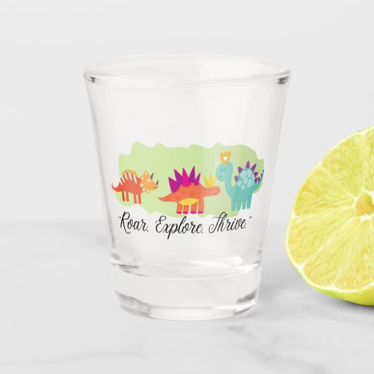恐竜 ショットグラス (正面)