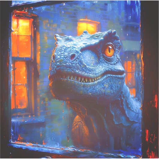 恐竜 シール (正面)