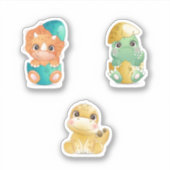 恐竜 シール (正面)