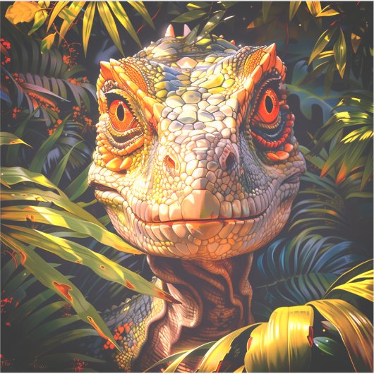 恐竜 シール (正面)