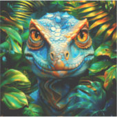 恐竜 シール (正面)