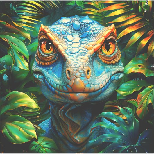 恐竜 シール (正面)