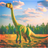 恐竜 シール (正面)