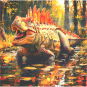 恐竜 シール (正面)