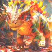 恐竜 シール (正面)