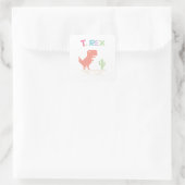 恐竜 スクエアシール (バッグ)