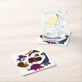 恐竜 スクエアペーパーコースター (インサイチュ)