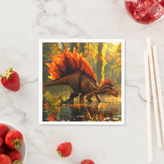 恐竜 スタンダードカクテルナプキン (インサイチュ)