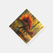 恐竜 スタンダードカクテルナプキン (角)