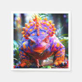 恐竜 スタンダードカクテルナプキン (正面)