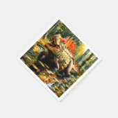 恐竜 スタンダードカクテルナプキン (角)