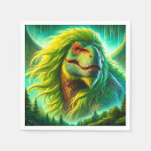 恐竜 スタンダードカクテルナプキン (正面)