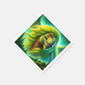 恐竜 スタンダードカクテルナプキン (角)