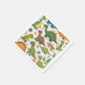 恐竜 スタンダードカクテルナプキン (角)