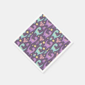 恐竜 スタンダードカクテルナプキン (角)