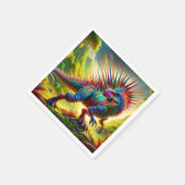 恐竜 スタンダードカクテルナプキン (角)