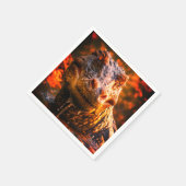 恐竜 スタンダードカクテルナプキン (角)