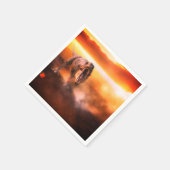 恐竜 スタンダードカクテルナプキン (角)