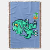 恐竜 スローブランケット (正面縦)
