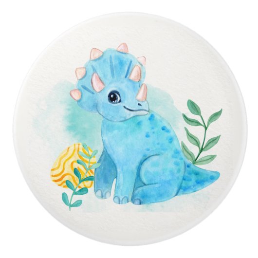 恐竜 セラミックノブ (正面)