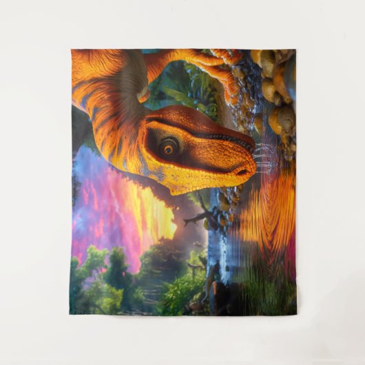 恐竜 タペストリー (正面)