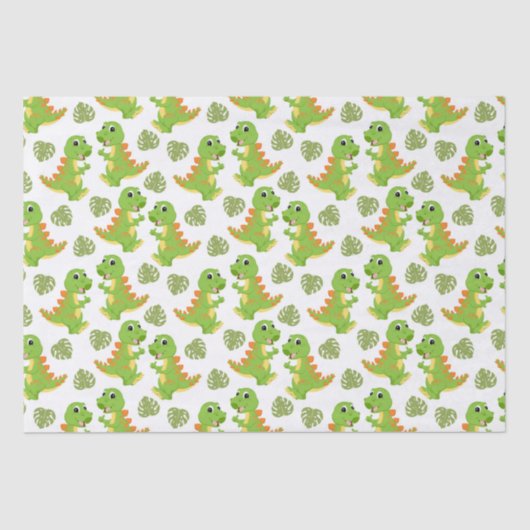 恐竜！ティッシュペーパー 薄葉紙 (正面)