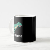 恐竜 ティラノサウルス おもしろ エクササイズ 有酸素運動 ランニング コーヒーマグカップ (正面左)