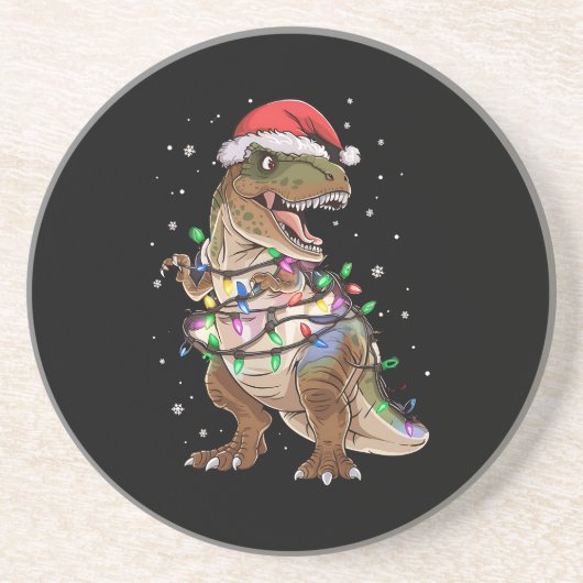 恐竜 ティラノサウルス ツリー クリスマスセーター クリスマス ダイノ コースター (正面)