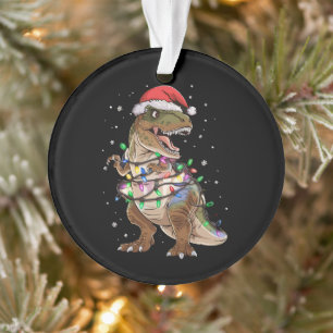 恐竜 ティラノサウルス ツリー クリスマスセーター クリスマス ディノ オーナメント
