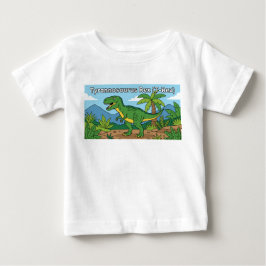 恐竜 ティラノサウルス レックス Tレックス ベビーTシャツ