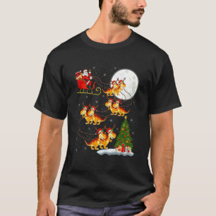 恐竜 ディノ サンタ ソリ 飛行 おかしい 魔法の チ Tシャツ