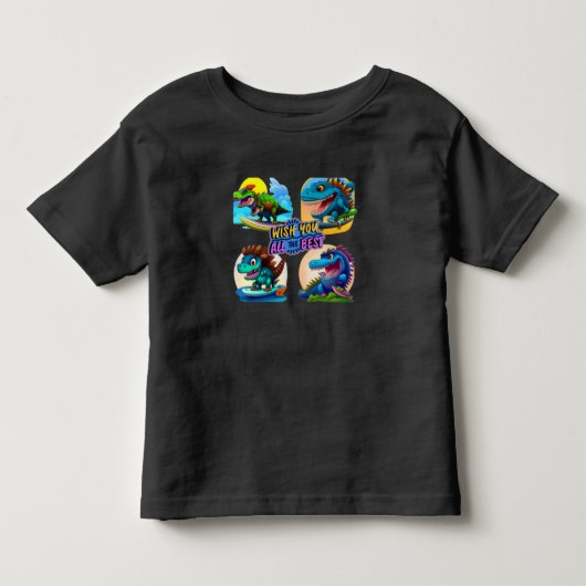 恐竜  トドラーTシャツ (正面)