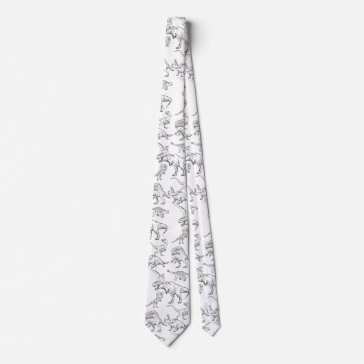 恐竜 ネクタイ (正面)