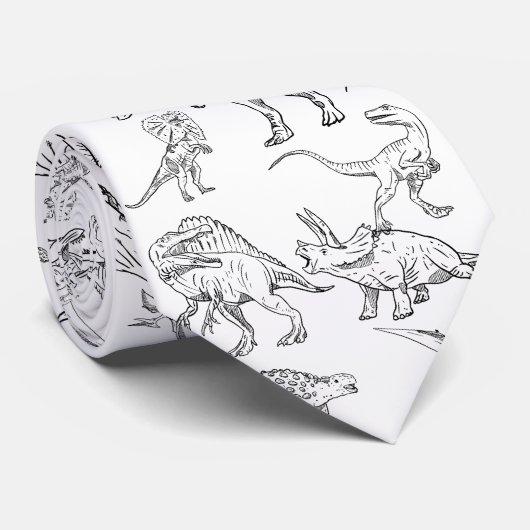 恐竜 ネクタイ (ロール)