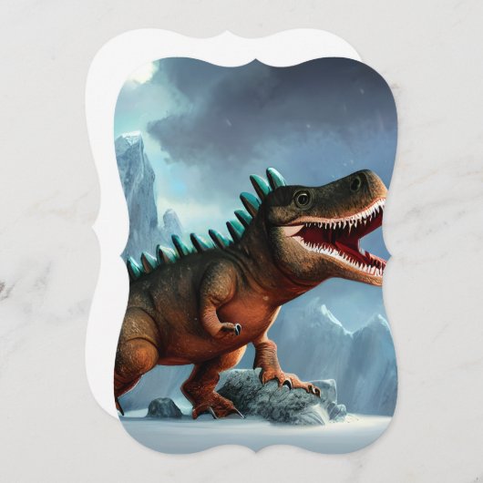 恐竜 ノートカード (正面/裏面)