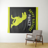 恐竜 ハッピーバースデー オーダーメイド タペストリー (インサイチュ(横))