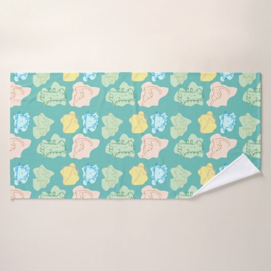 恐竜 バスタオルセット (バスタオル)