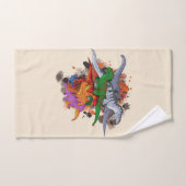 恐竜 バスタオルセット (ハンドタオル)