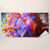 恐竜 ビーチタオル (正面)