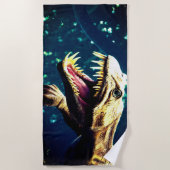 恐竜 ビーチタオル (正面)