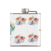 恐竜 フラスク (裏面)