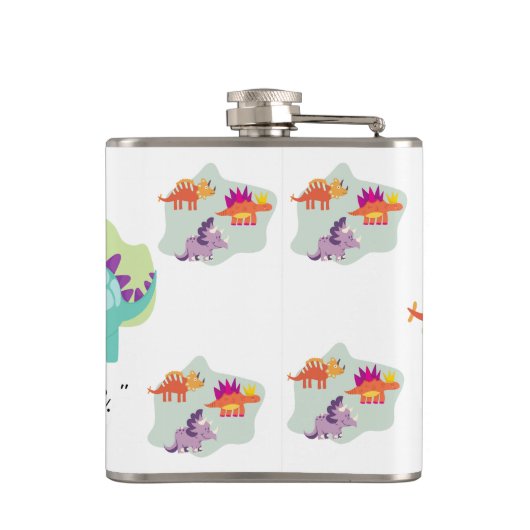 恐竜 フラスク (裏面)