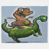 恐竜 フリースブランケット (正面(横))