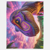 恐竜 フリースブランケット (正面)