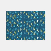 恐竜 フリースブランケット (正面(横))