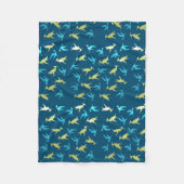 恐竜 フリースブランケット (正面)